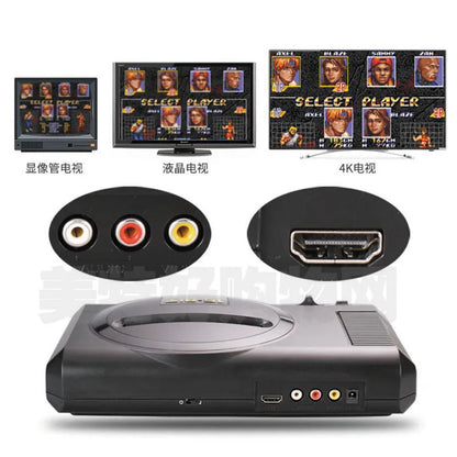 Wireless handle MD Sega game console 4K TV HDMI high definition Sega console Double yellow card black card wired