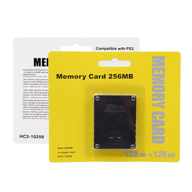 Premium 64 128 256 MB Memory Card Expansion Suitable for Micro SD for Sony Playstation for PS2