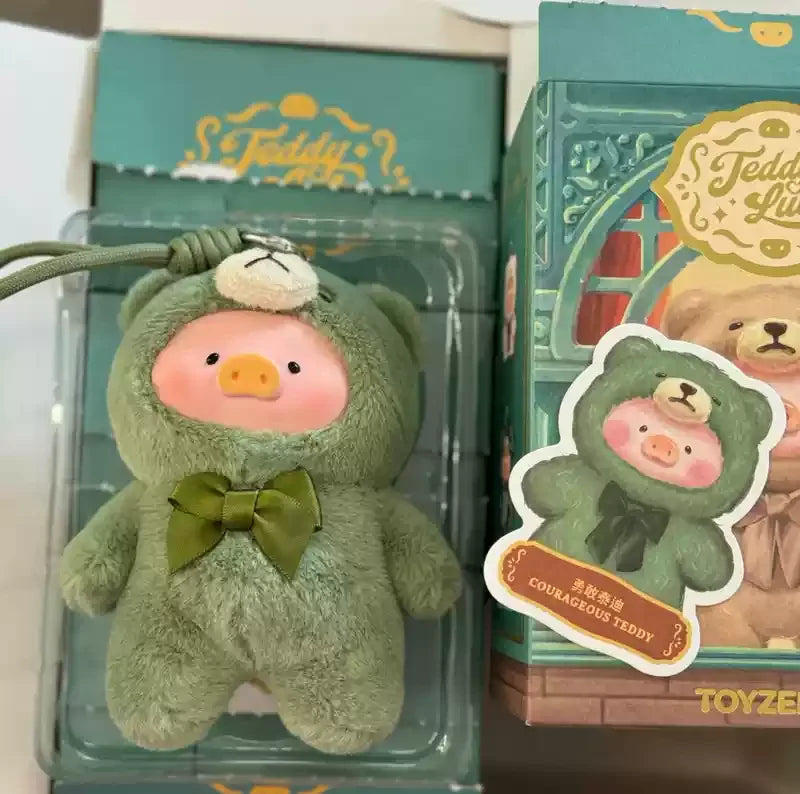 Genuine Lulu Pig Lovely Time Series Vinyl Retro Teddy Can Pig Plush Blind Box Trendy Toys Gifts Collectible Figure Anime Cosplay