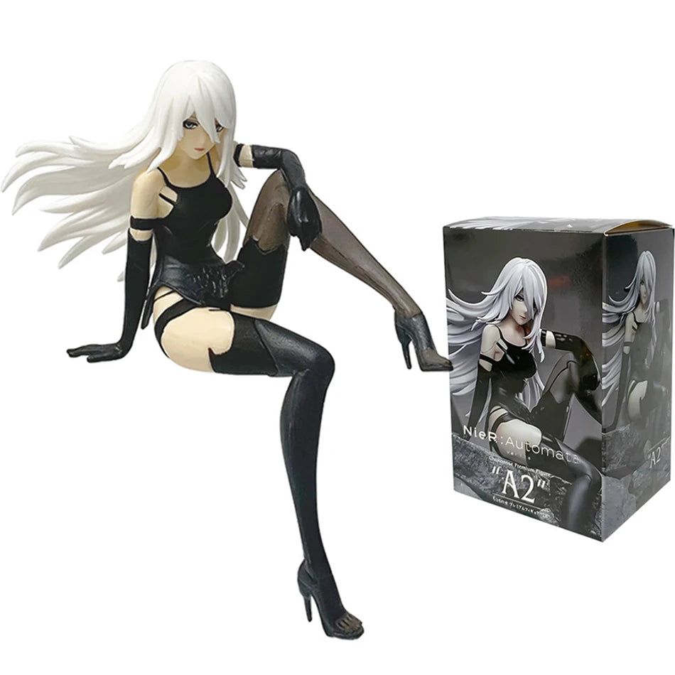 15Cm Anime Original SEGA Nier:automata Ver1.1A 2B Yorha No. 2 Type B Premium Chokonose Figure PVC Model Collectible Toys