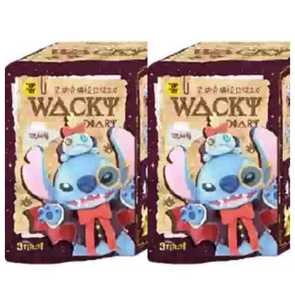 Original Genuine Disney Stitch Weird Diary 1.0 Wacky Diary 2.0 Blind Box Collectible Anime Desktop Decor Toys Birthday Gifts