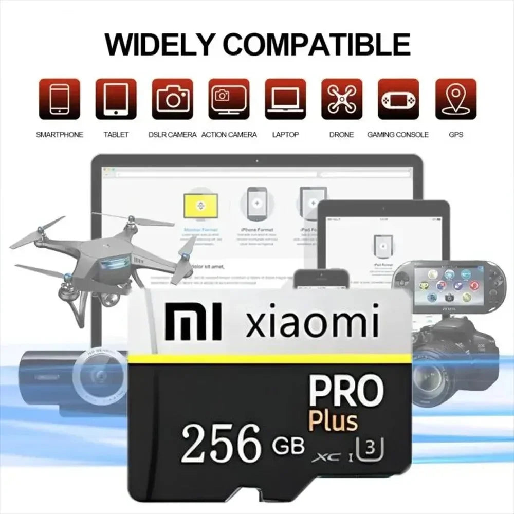 Xiaomi High Speed SD Memory Card 2TB 1TB Class 10 Micro TF Card 1TB 512GB For Nintendo Switch PC Smart phone SD Card 128GB 256GB