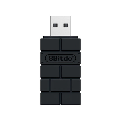 8BitDo USB Wireless Bluetooth Adapter 2 Receiver for Nintendo Switch 1, 2 PS1 Raspberry Pi Mini PS4 Controller for PS5 Handle