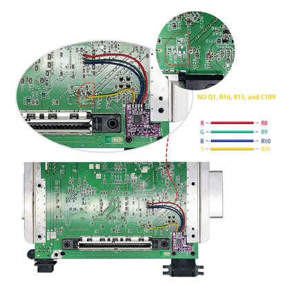 RGB Mod Chip For N64 NTSC Game Console RGB Mod Kit For Nintendo 64 Accessory