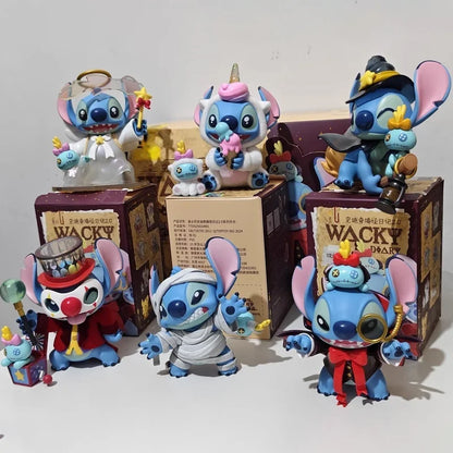Original Genuine Disney Stitch Weird Diary 1.0 Wacky Diary 2.0 Blind Box Collectible Anime Desktop Decor Toys Birthday Gifts