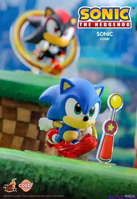 In Stock Original Hottoys Cosbi Sega Action Figure Sonic Hedgehod Anime Figures Children Toys Ornament Birthday Gift