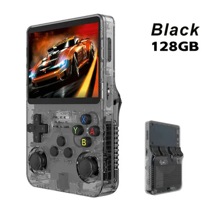 R36S open-source retro handheld video game console Linux system 3.5-inch IPS screen portable pocket video player 64GB 128GB gami