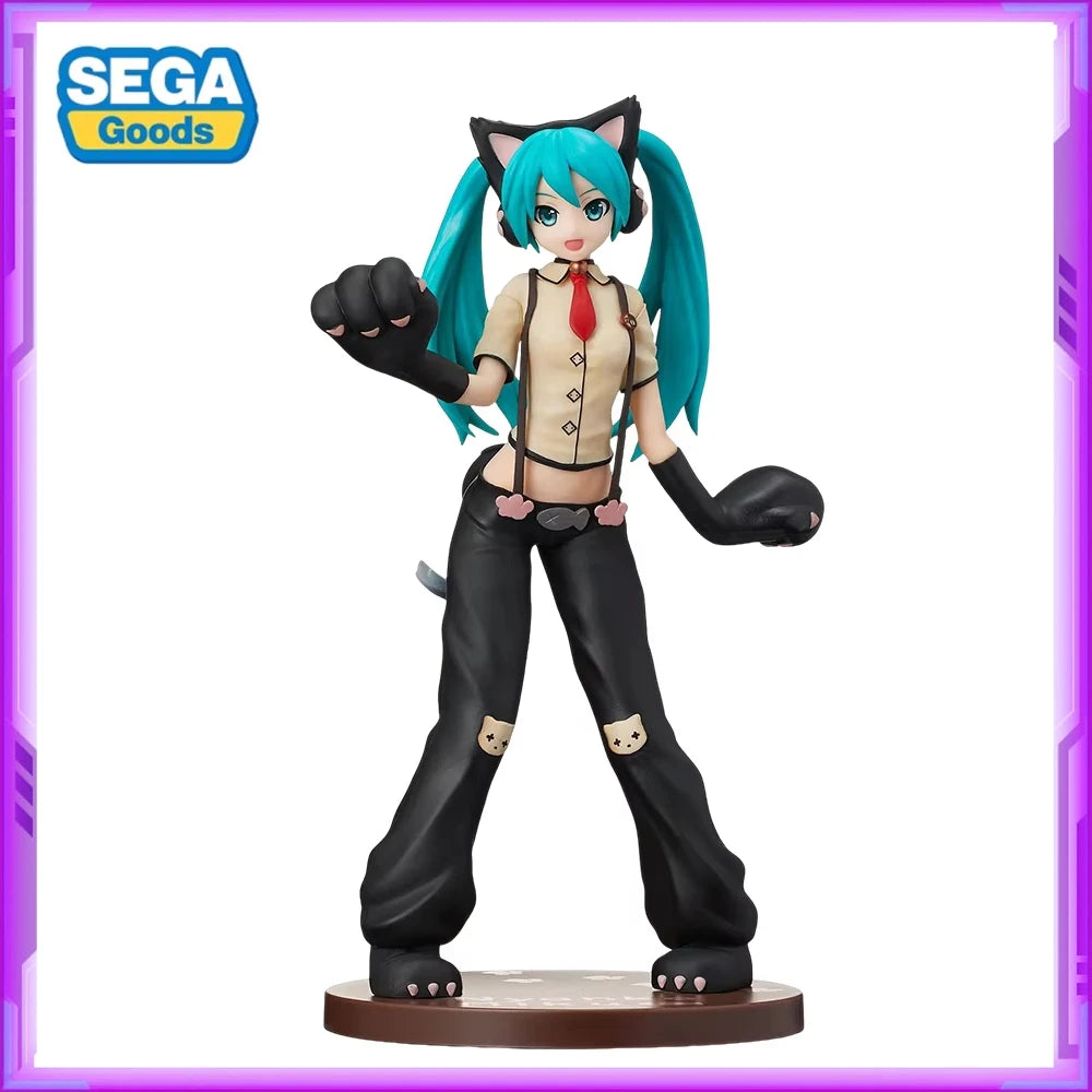 In Stock Original SEGA Vocaloid Hatsune Miku Project DIVA PVC Anime Figures Action Figure Model Toys Christmas Gifts