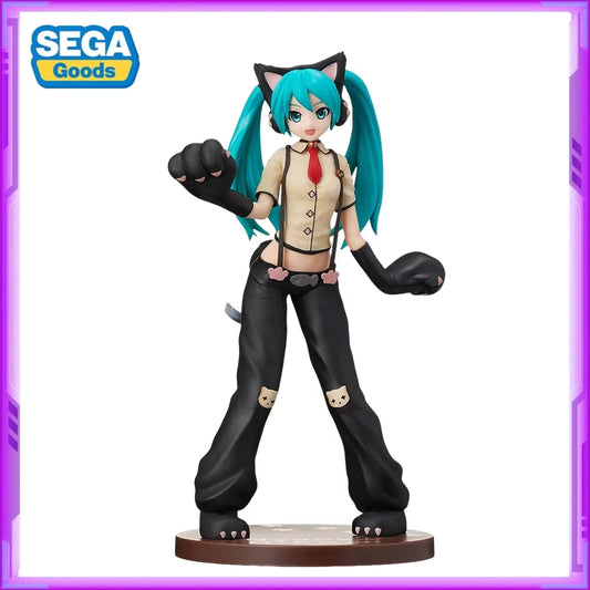 In Stock Original SEGA Vocaloid Hatsune Miku Project DIVA PVC Anime Figures Action Figure Model Toys Christmas Gifts