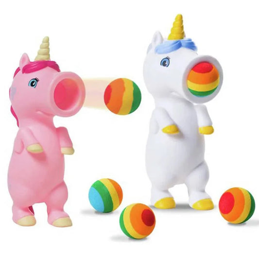 Funny Unicorns Squeeze Shoots Ball Cute Animal Out Foam Balls Kids Fidget Toys Weird Gadgets Autism Sensory Anti Stress Toy