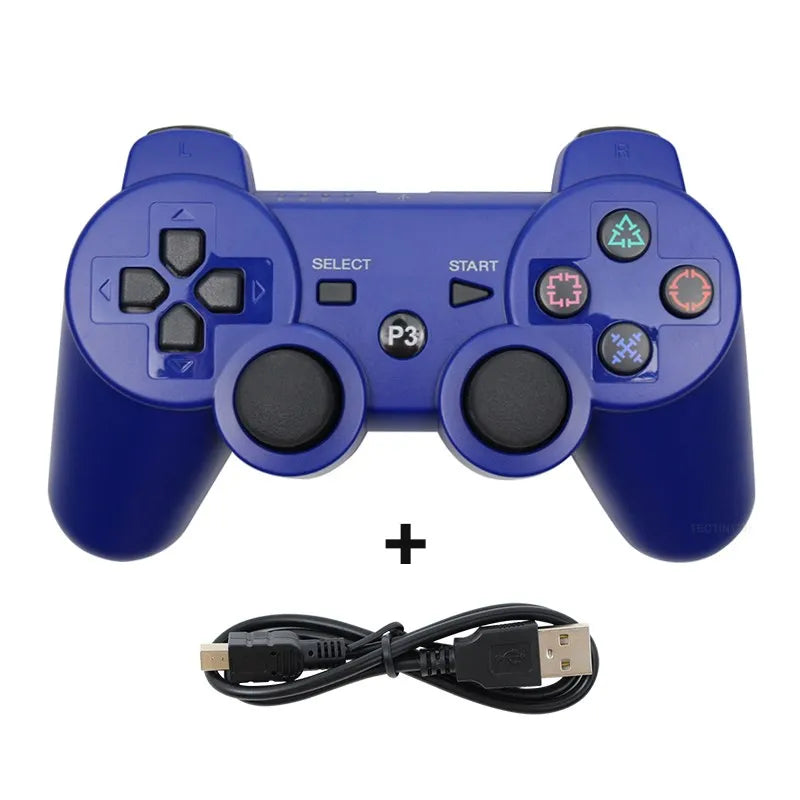 For SONY PS3 Gamepad Bluetooth Wireless Controller with Vibration for Playstation 3 Joypad Joystick Gaming Accessories