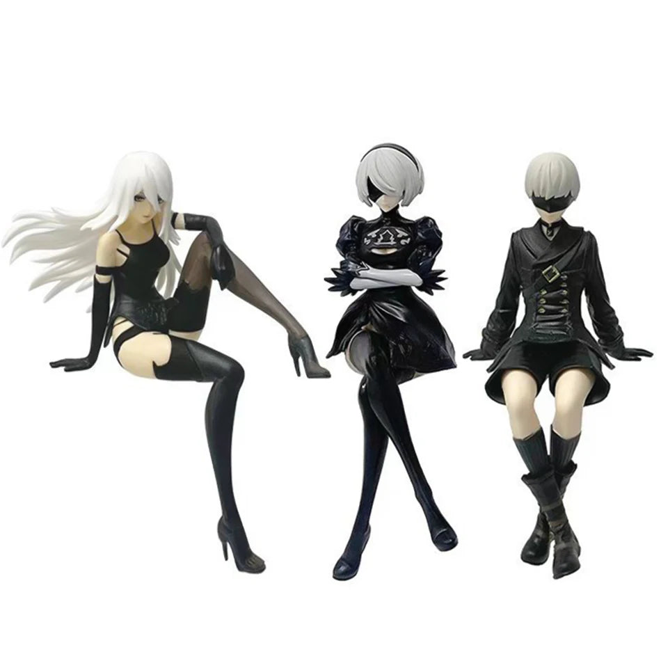 15Cm Anime Original SEGA Nier:automata Ver1.1A 2B Yorha No. 2 Type B Premium Chokonose Figure PVC Model Collectible Toys