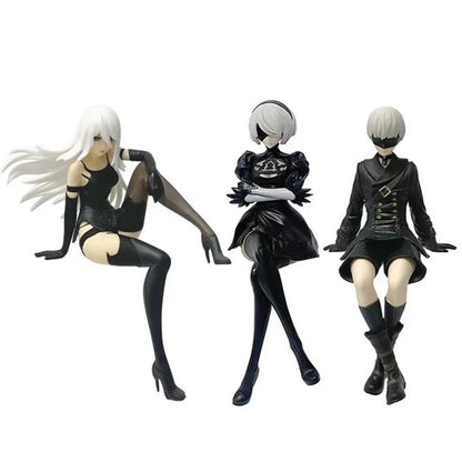 15Cm Anime Original SEGA Nier:automata Ver1.1A 2B Yorha No. 2 Type B Premium Chokonose Figure PVC Model Collectible Toys