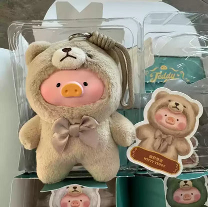 Genuine Lulu Pig Lovely Time Series Vinyl Retro Teddy Can Pig Plush Blind Box Trendy Toys Gifts Collectible Figure Anime Cosplay