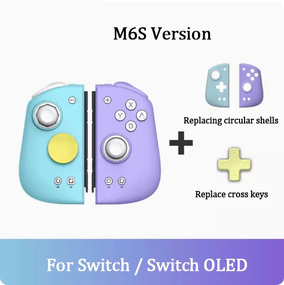 Mobapad M6s For Nintendo Switch Controller Pro Adjustable Joystick Hall Effect Controller Hd Vibration/6-Axis Gyro JoyPad