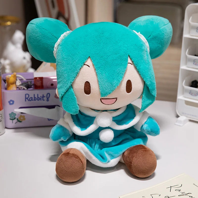 Anime Original Miku Fufu Plush Toys Preciality Collection SEGA Hatsune Miku Spring Onion stuffed dolls Toys Kids Birthday Gifts