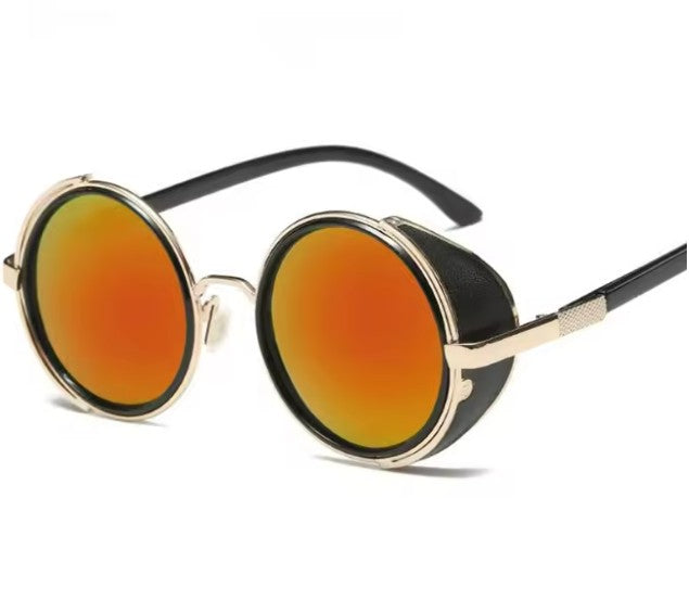 Hellsing Alucard Sunglasses - Sunglasses stylish round-framed sunglasses reflective orange