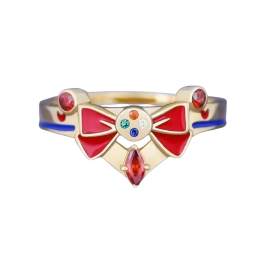 Sailor Mon Red Bow Ring - Ring
